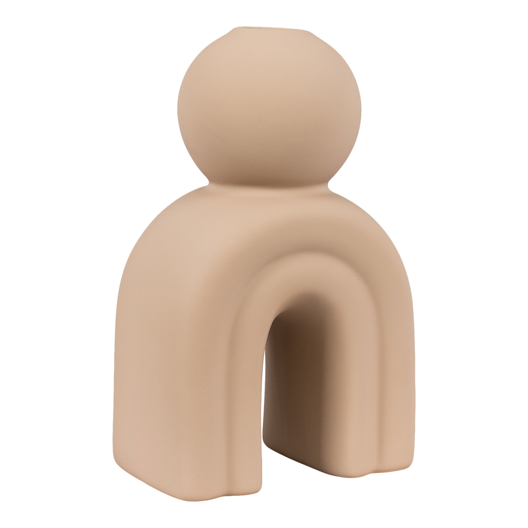 Candle holder — Brown