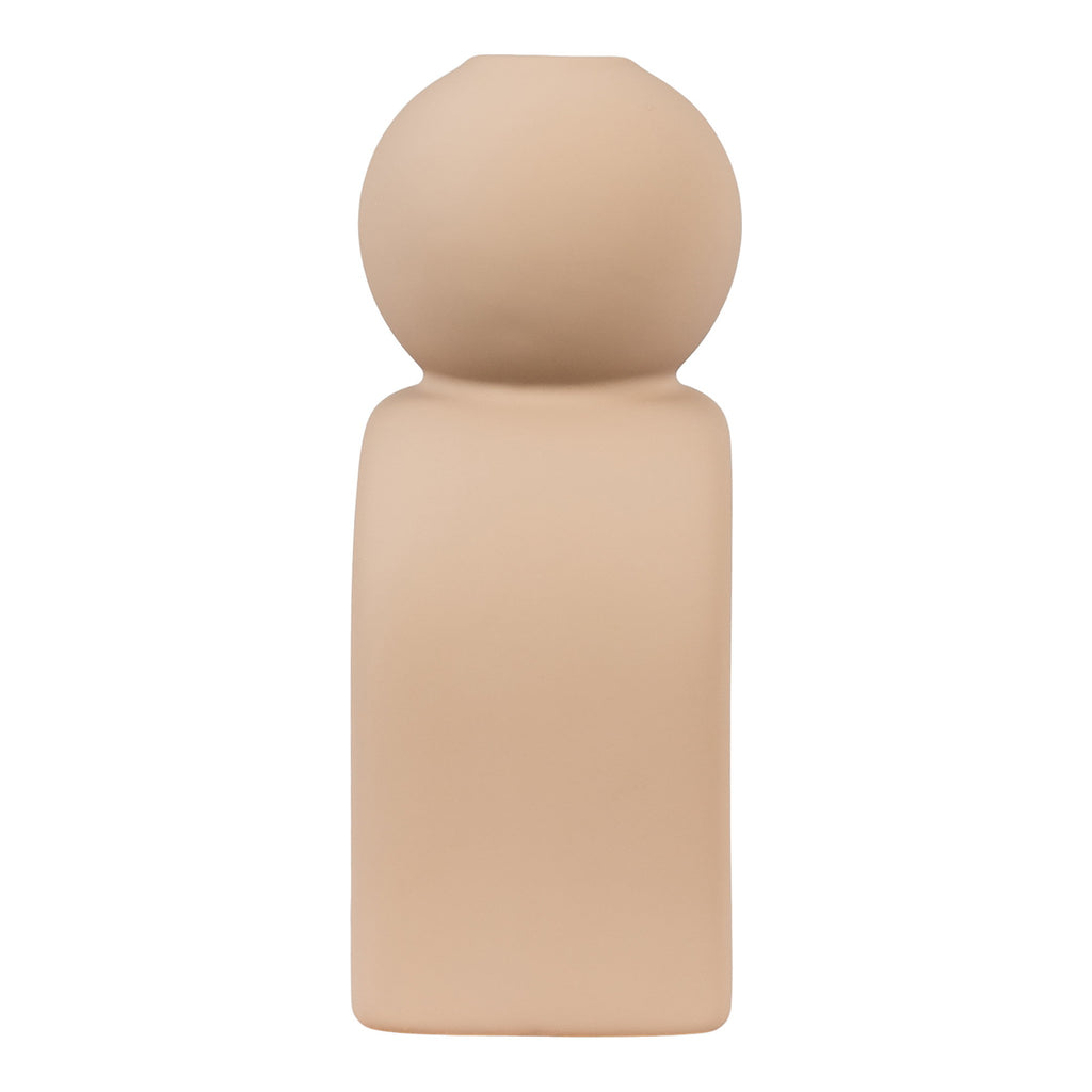 Candle holder — Brown