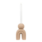 Candle holder — Brown