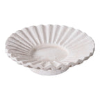 Candle Holder - Candle holder, cement, white set of 2