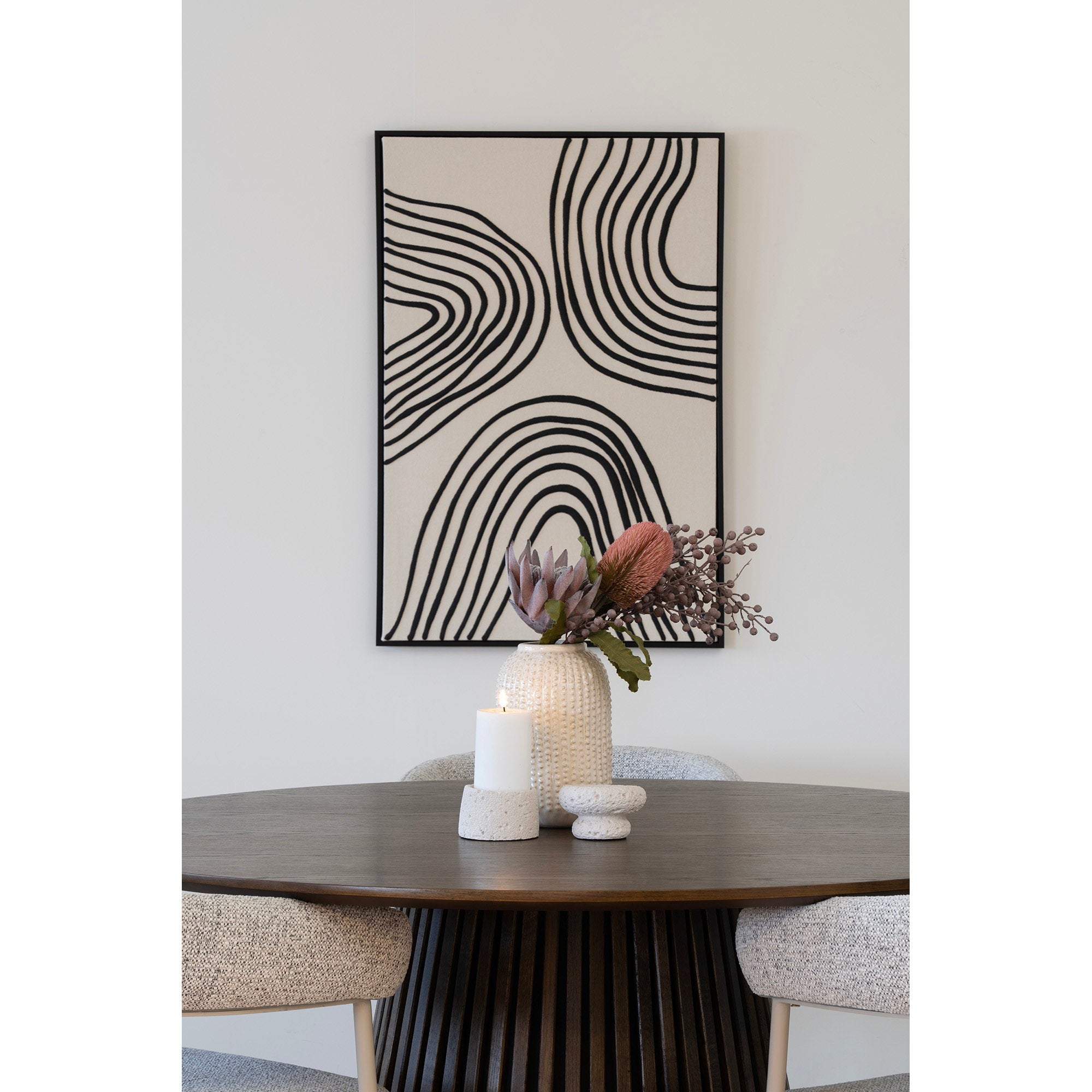 Candle Holder — Grey