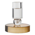 Candle Holder — Brown / White