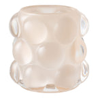 Candle Holder - Candle holder, glass, beige/green set of 2