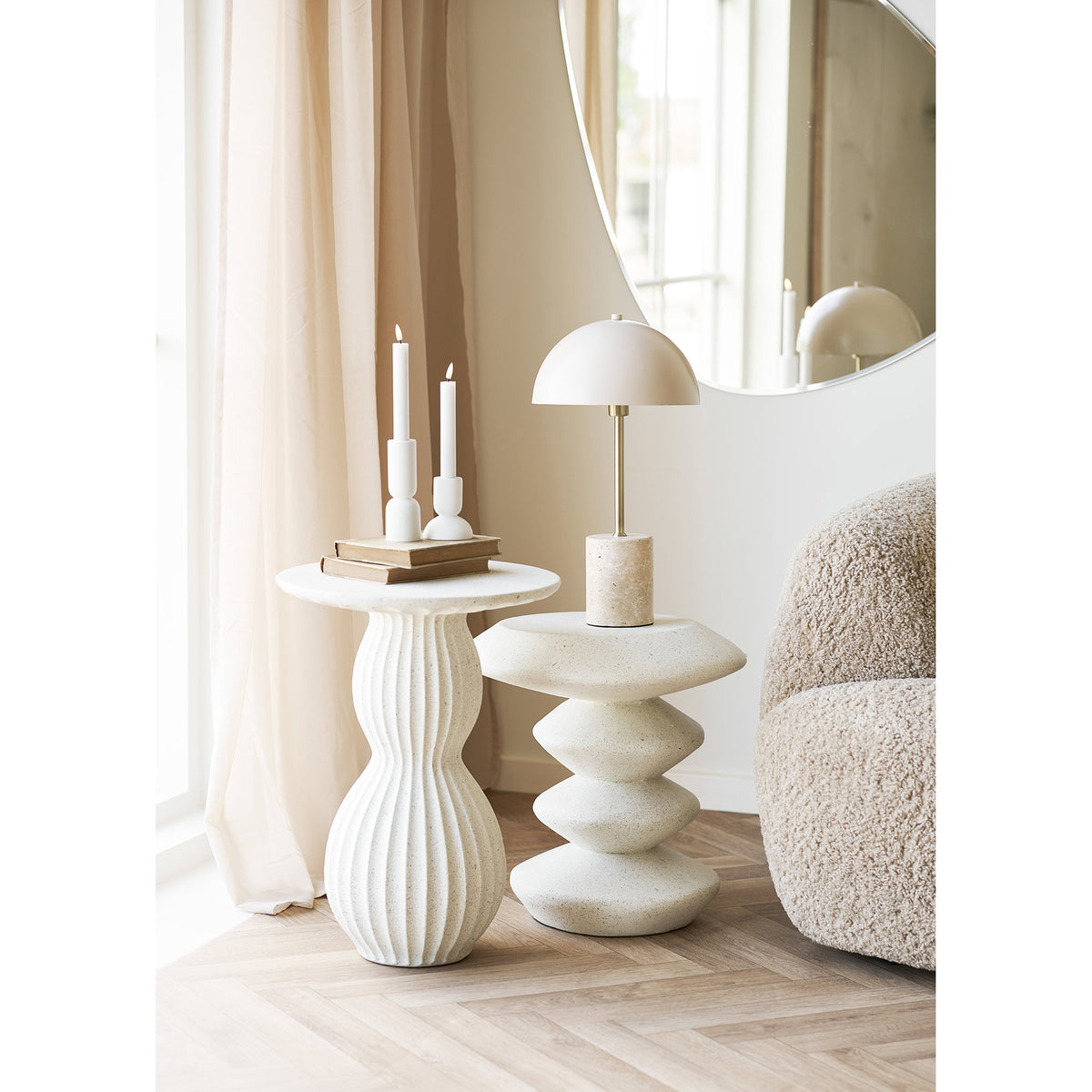 Candle Holder — White