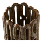 Candle Holders — Brown