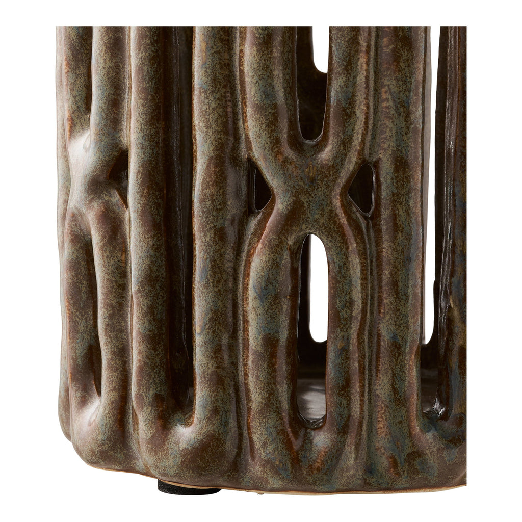 Candle Holders — Brown