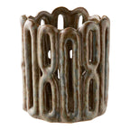 Candle Holders — Brown