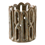 Candle Holders — Brown
