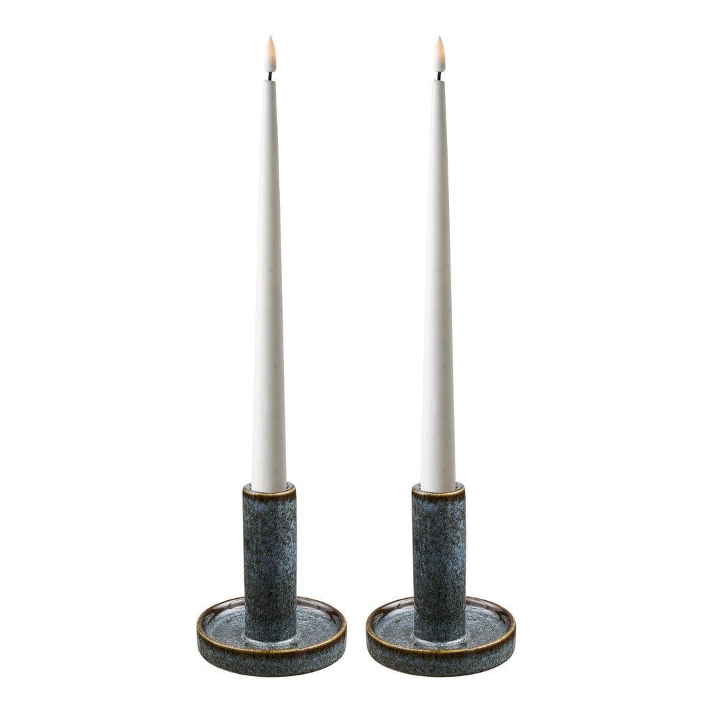 Candle Holders — Blue