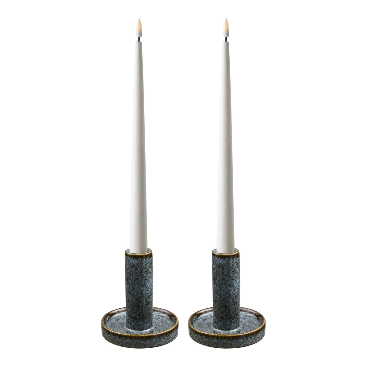 Candle Holders — Blue