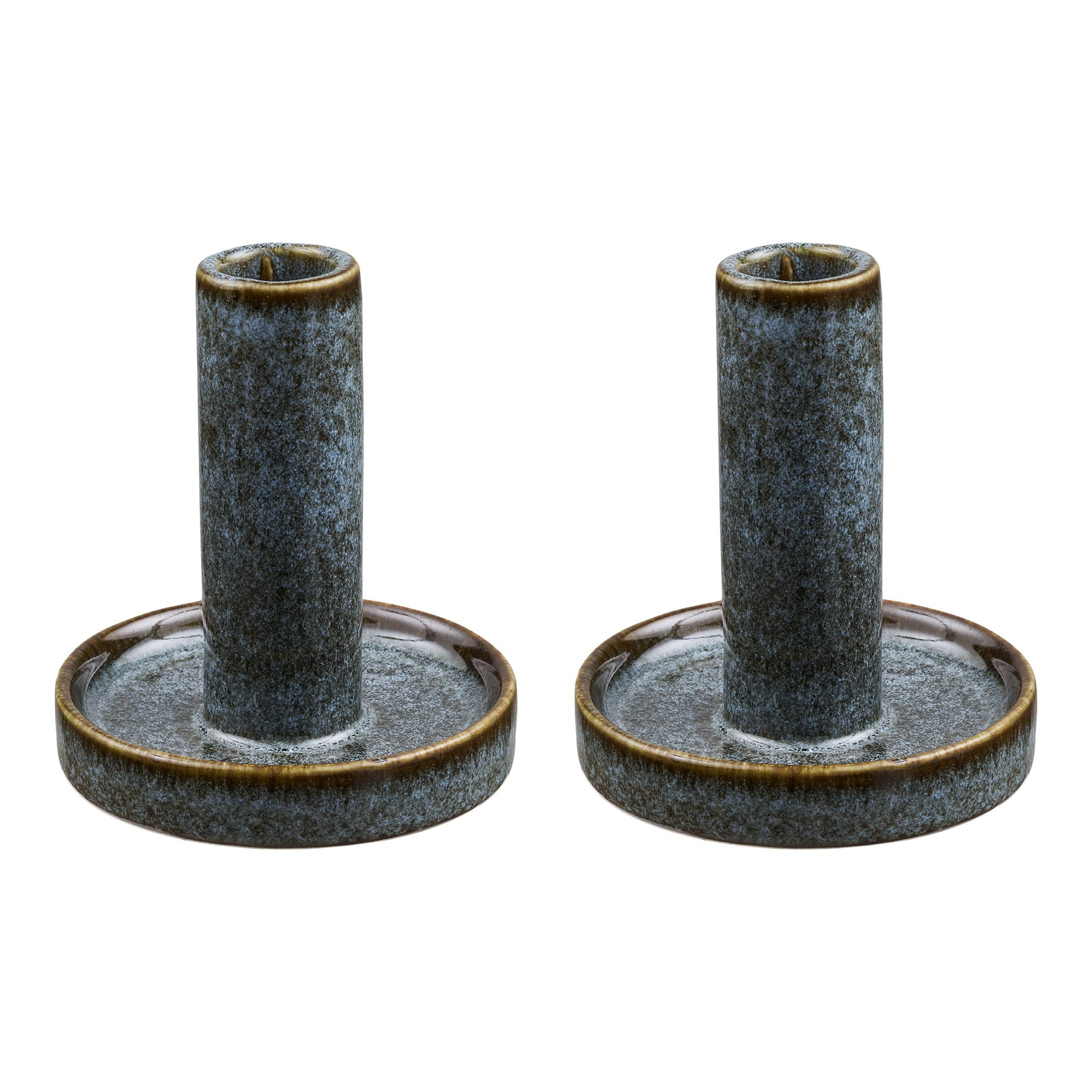 Candle Holders — Blue