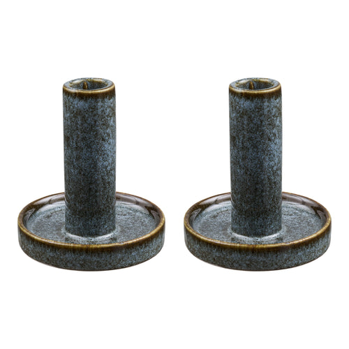 Candle Holders — Blue