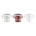 Candle Holders — Clear, Smoked, Maroon Red