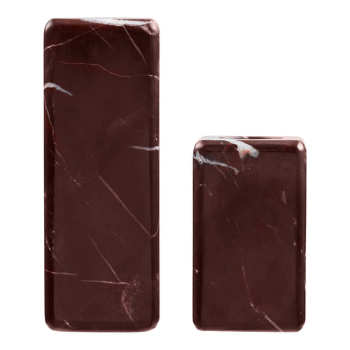 Candle Holders — Chestnut Red