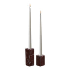Candle Holders — Chestnut Red