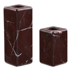 Candle Holders — Chestnut Red