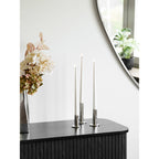 Candle Holders — Silver