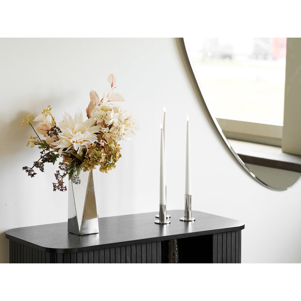 Candle Holders — Silver