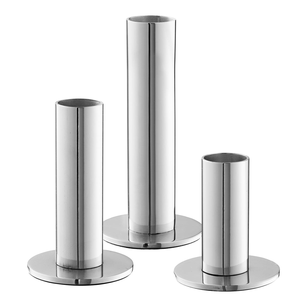 Candle Holders — Silver