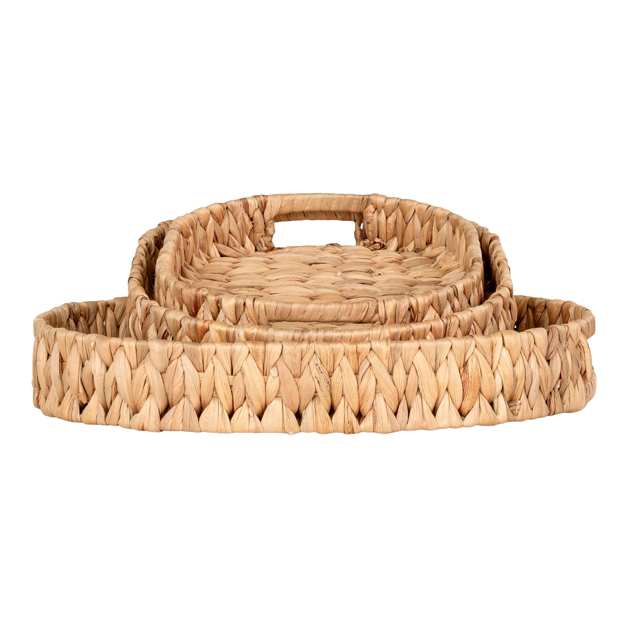 Estoril Trays - Trays, water hyacinth, natural, set of 3