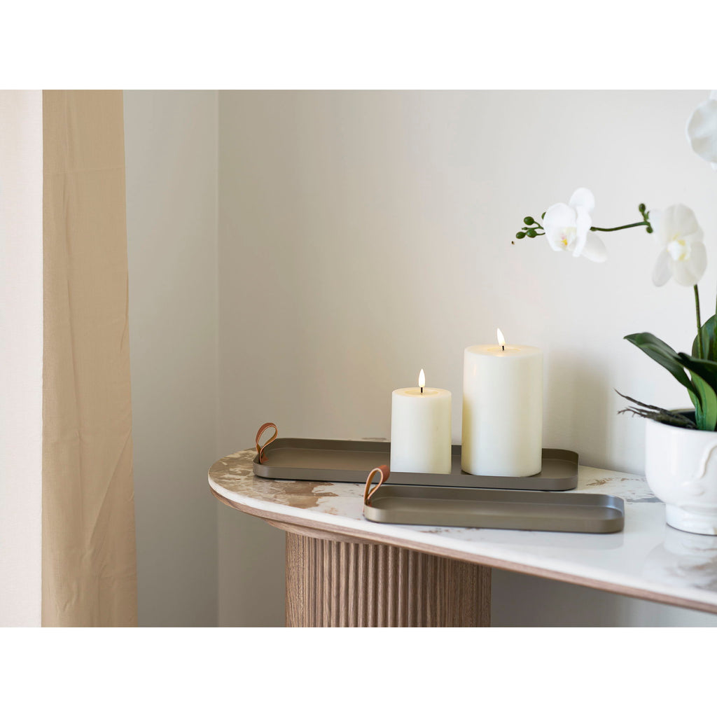 Tray - Tray, steel, brown set of 2