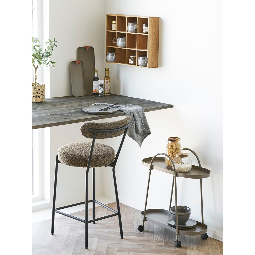 Tray - Tray, steel, brown set of 2