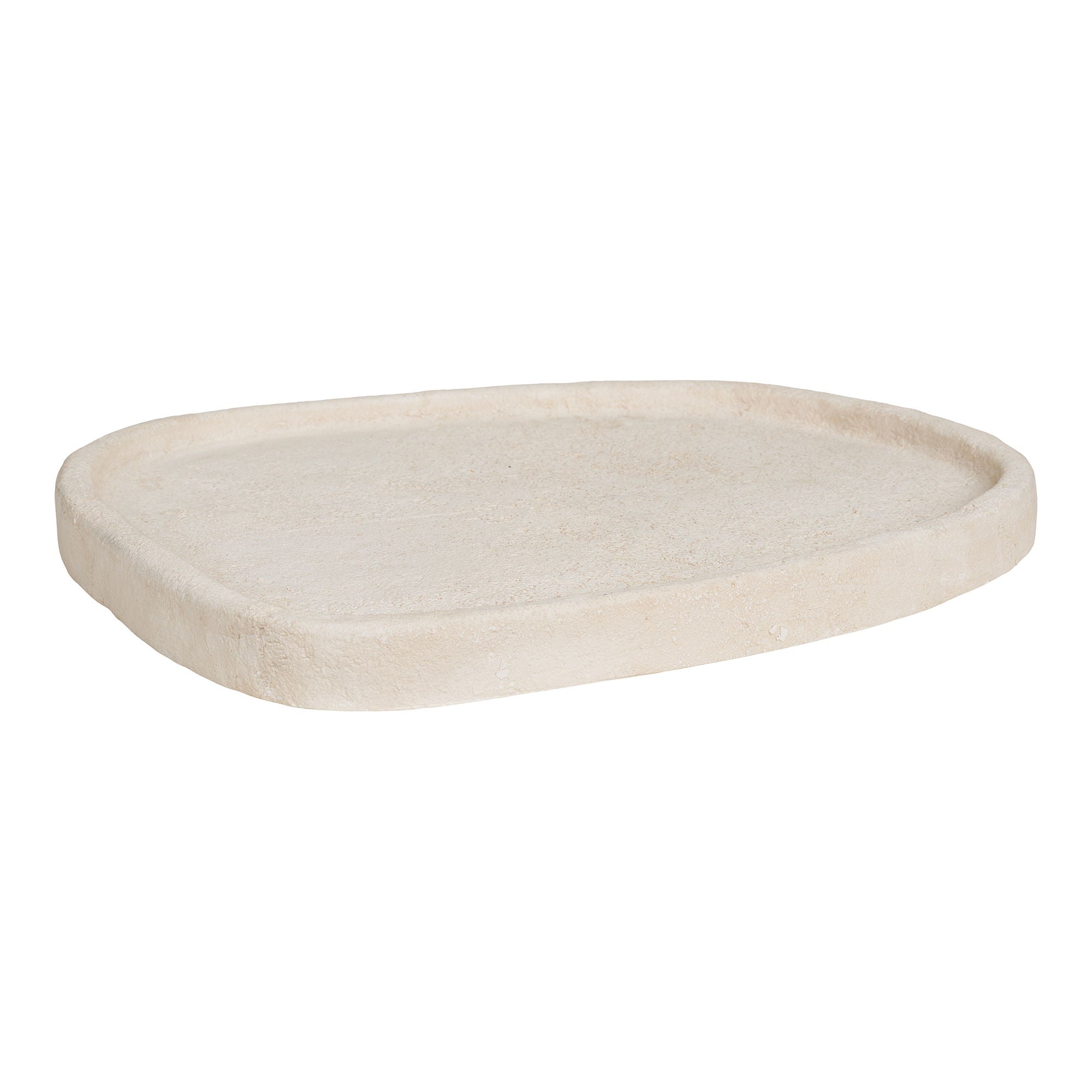 Tray - Tray, cement, beige 35x30x2,5 cm