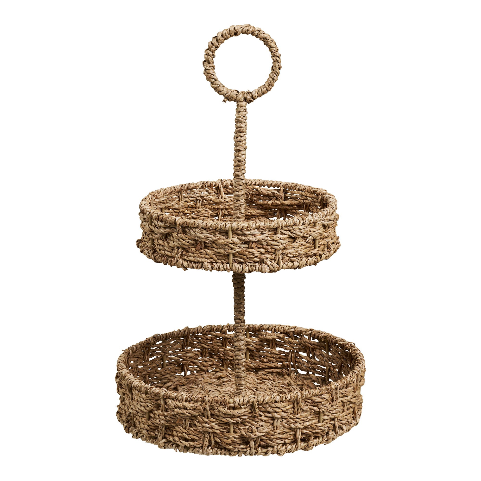 Rifbjerg Tray - Tray, seagrass, nature ø25x40,5 cm