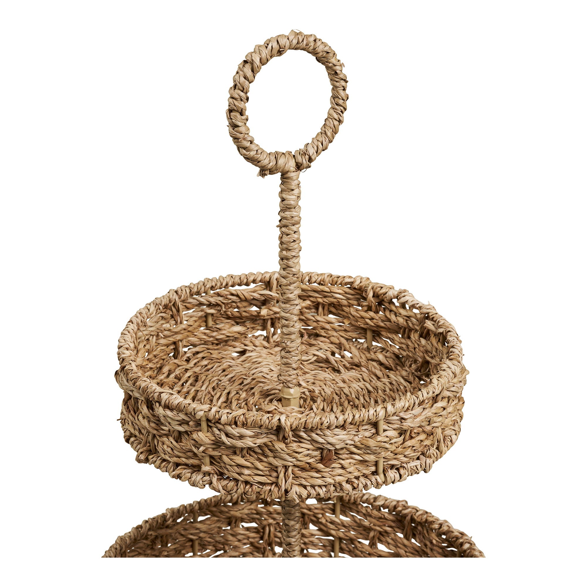 Rifbjerg Tray - Tray, seagrass, nature ø25x40,5 cm