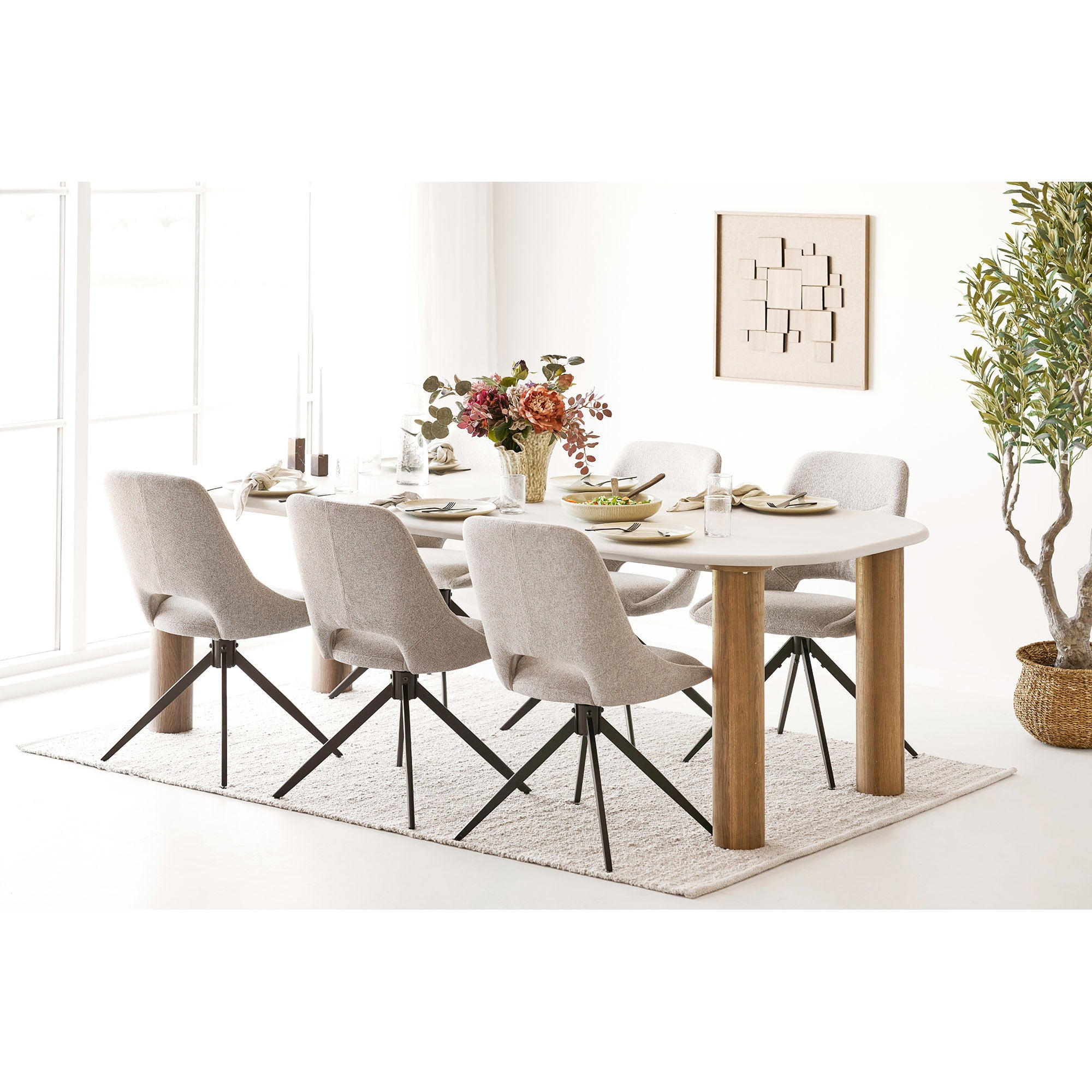 Viola Serving Bowl — Beige