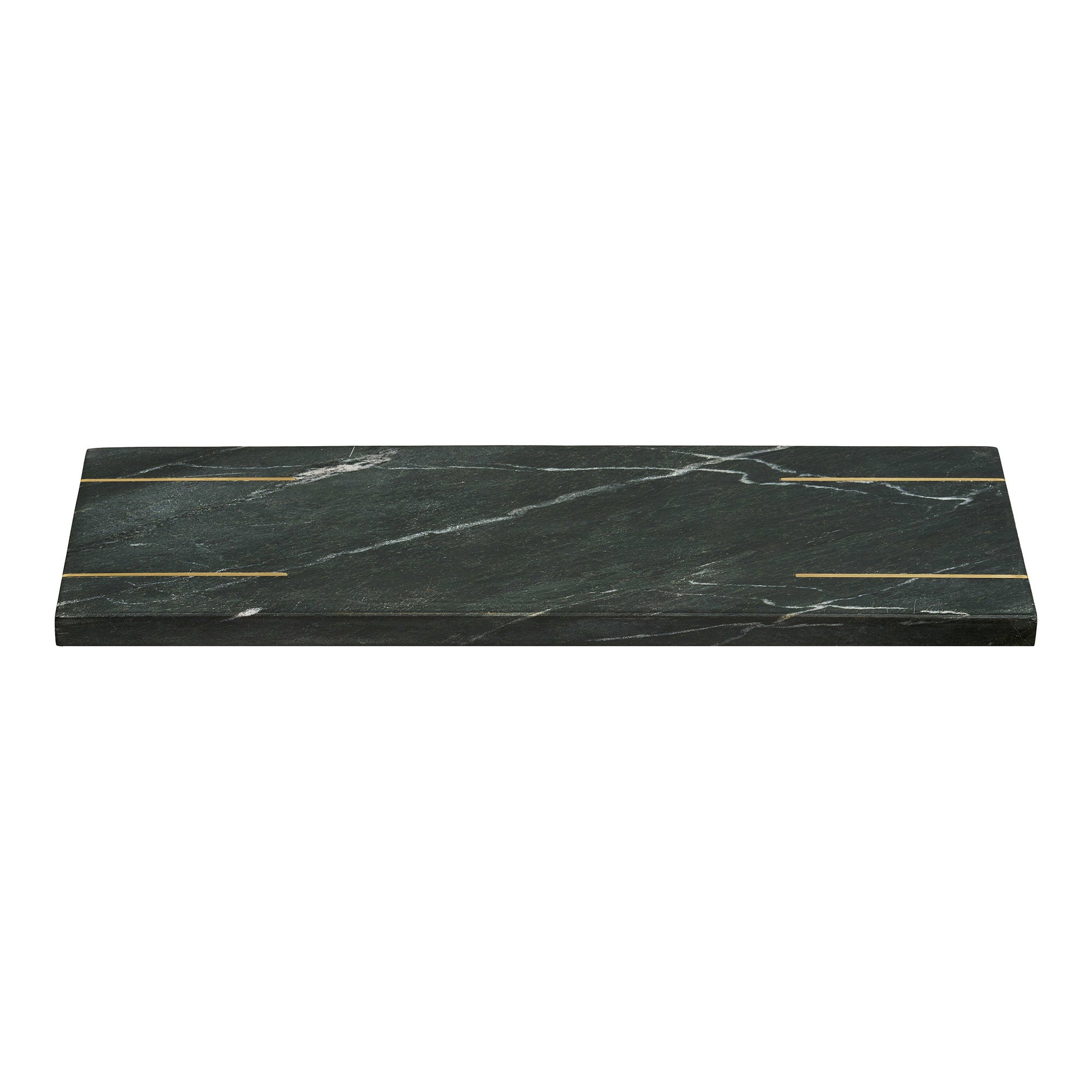 Diu Tray — Black / Brass