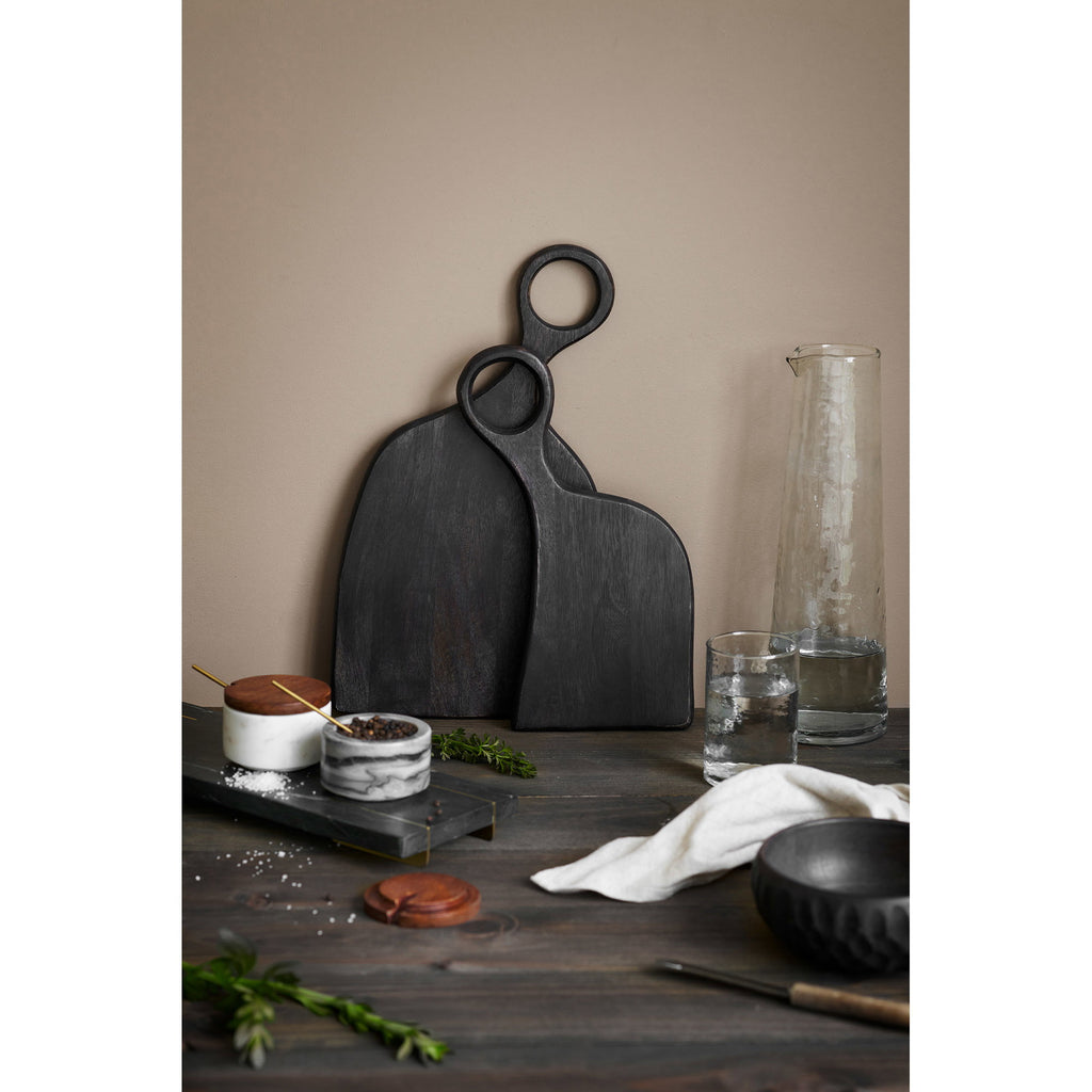 Diu Tray — Black / Brass