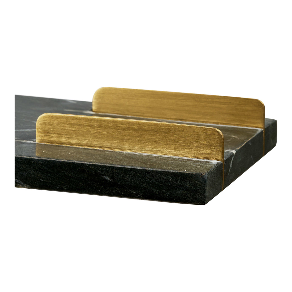 Diu Tray — Black / Brass