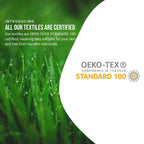 Striped Cotton Satin Duvet Cover Set - Ultra Black