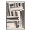 Lipari Canvas Print — Black / Beige