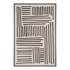 Lipari Canvas Print — Black / Beige