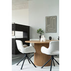 Lipari Canvas Print — Black / Beige