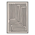 Lipari Canvas Print — Black / Beige