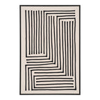 Lipari Canvas Print — Black / Beige
