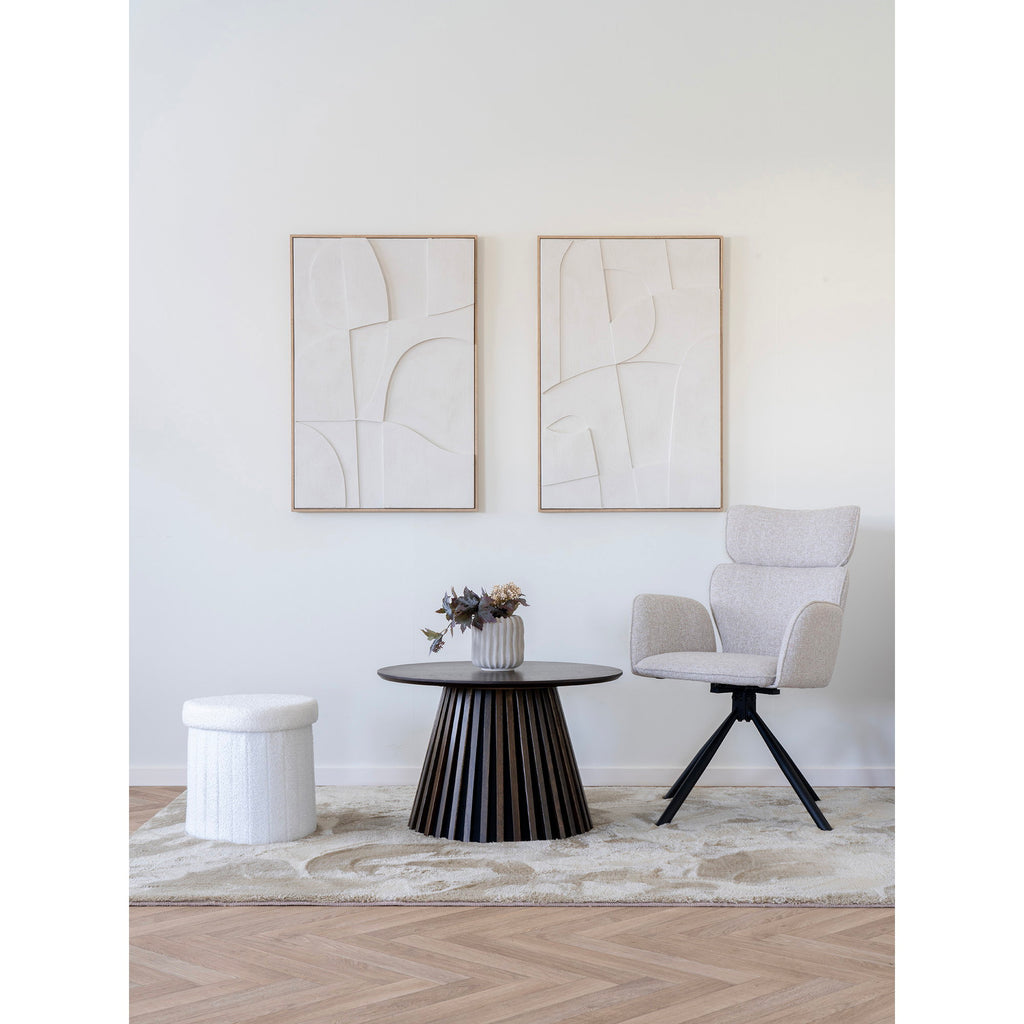 Madeline Relief Wall Decoration — White