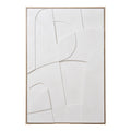 Madeline Relief Wall Decoration — White