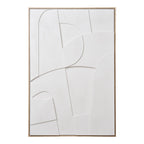 Madeline Relief Wall Decoration — White