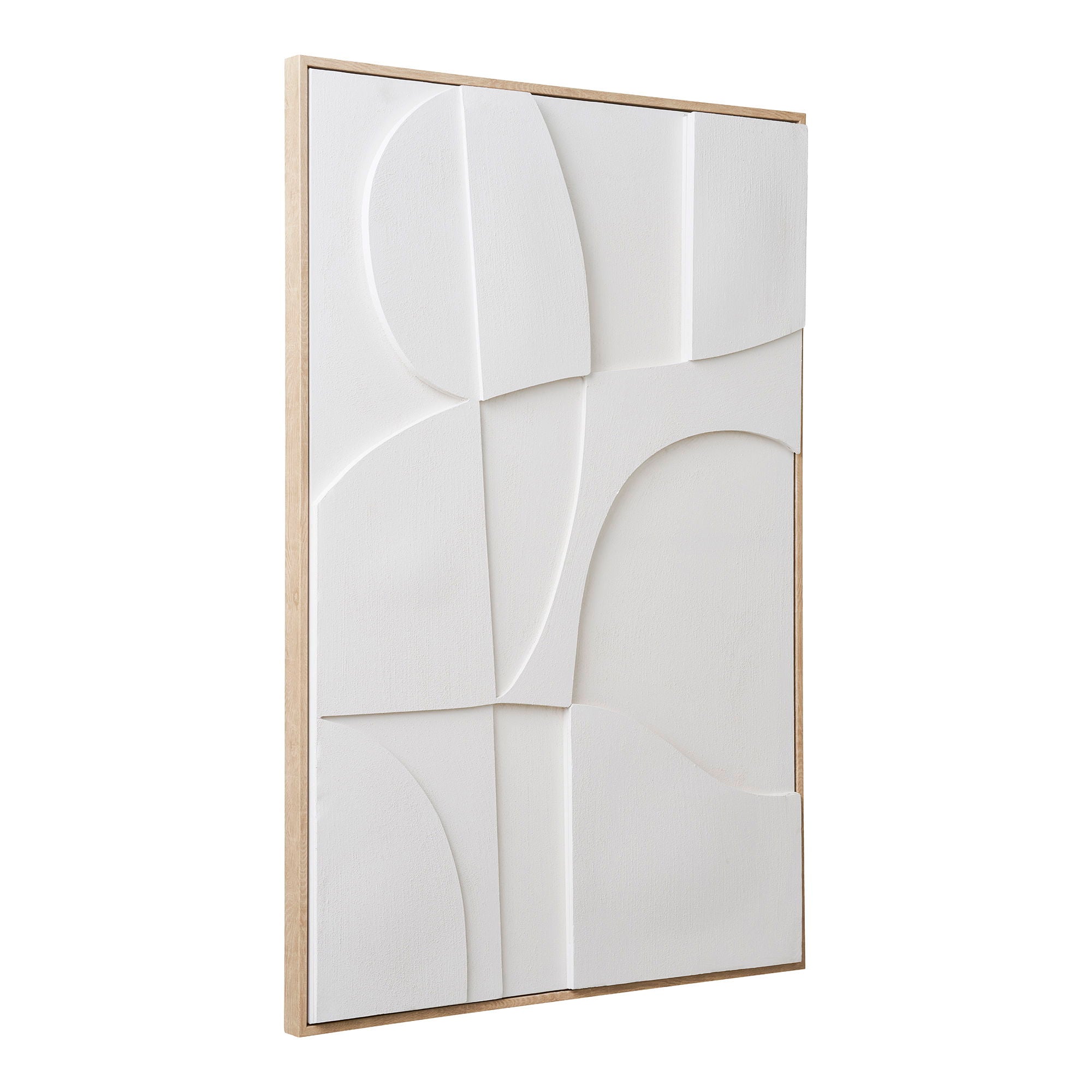 Madeline Relief Wall Decoration - Relief wall decoration, white, No.2 60x90 cm
