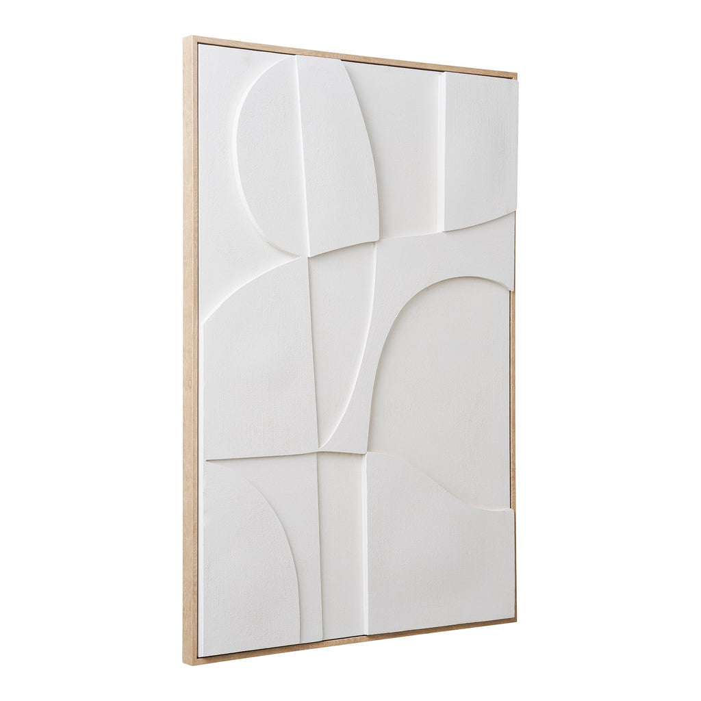 Madeline Relief Wall Decoration — White