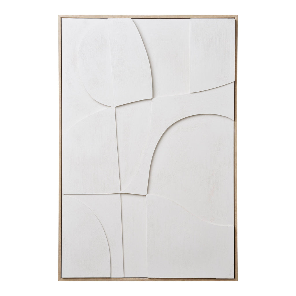 Madeline Relief Wall Decoration — White
