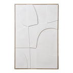 Madeline Relief Wall Decoration — White