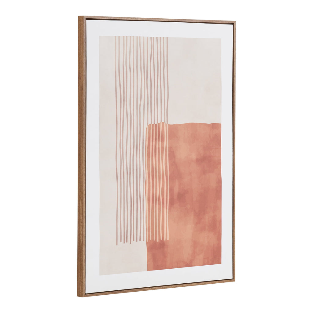 Mina Canvas Print — Brown / Beige