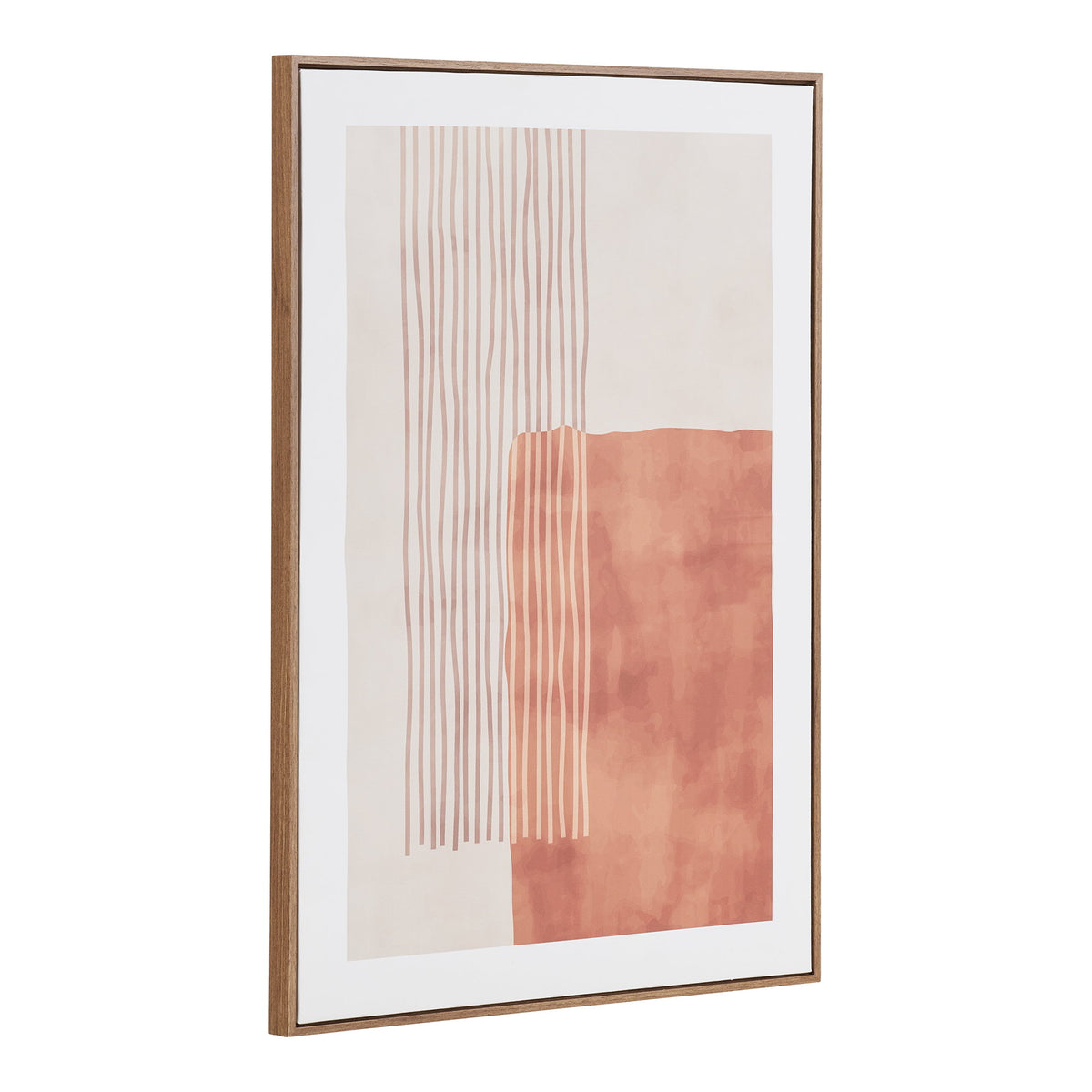 Mina Canvas Print — Brown / Beige