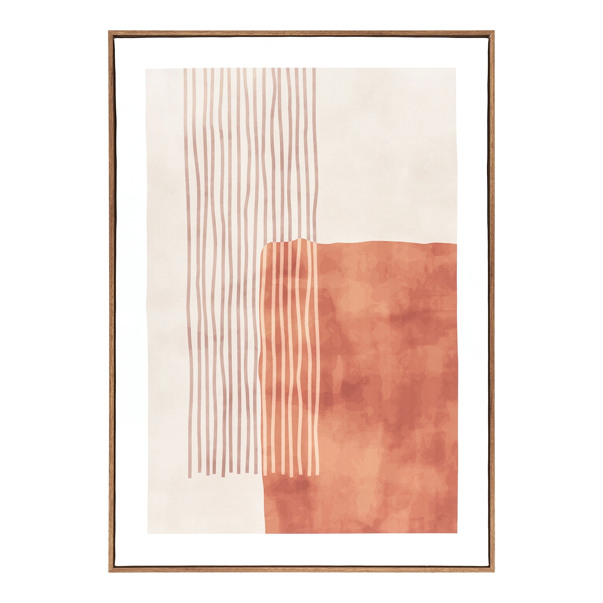 Mina Canvas Print — Brown / Beige