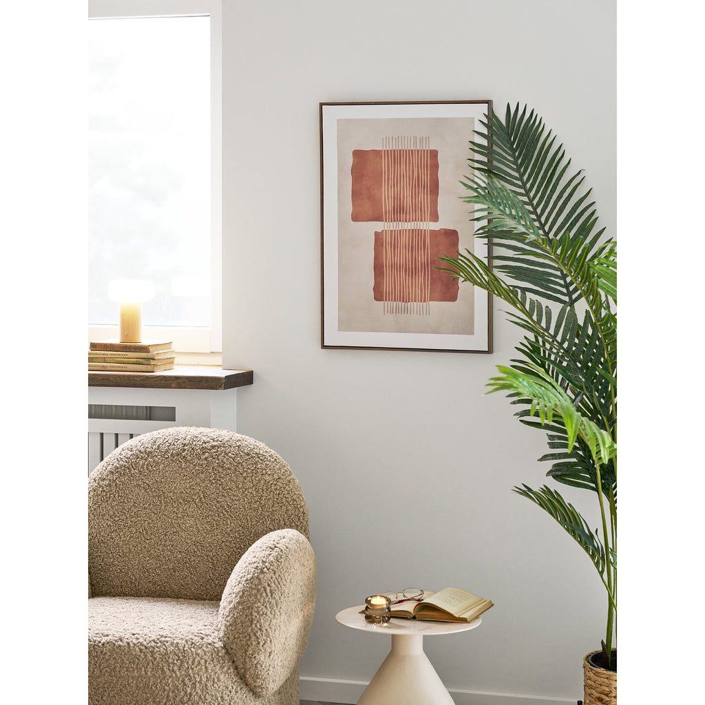 Mina Canvas Print — Brown / Beige